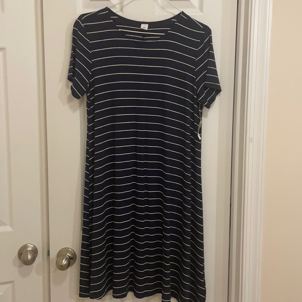 Old Navy striped T-Shirt dress *new with tags*